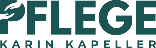 Logo pflege karin kapeller - dunkelgrün